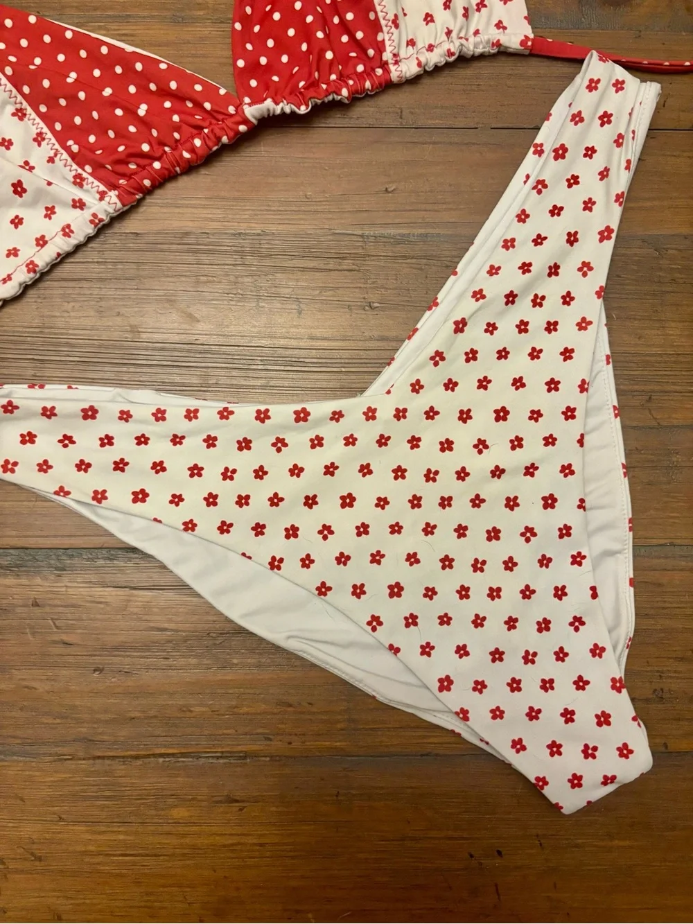 Frankie’s bikinis polka dot bikini set